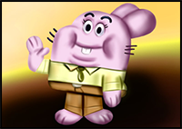 How to Draw Richard Watterson from The Amazing World of Gumball