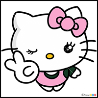 How to Draw Hello Kitty, Kawaii
