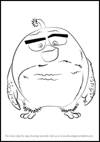 How to Draw Bomb from The Angry Birds Movie