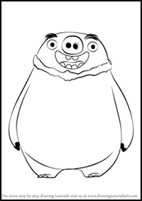 How to Draw Leonard from The Angry Birds Movie