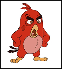 Learn to Draw Angry Birds (SIMPLE) Cartoon Drawing Studio