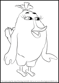How to Draw Matilda from The Angry Birds Movie