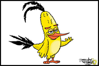 How to Draw Chuck from The Angry Birds Movie