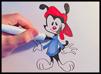 How to Draw Wakko Warner from Animaniacs!