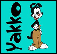 How to draw Yakko Warner from Animaniacs with easy step by step drawing tutorial