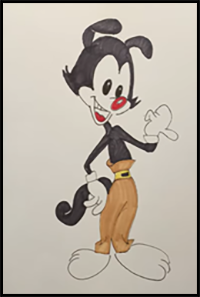 HOW TO DRAW YAKKO! From Animaniacs!