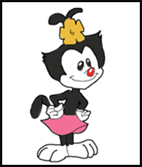 How to Draw Dot Warner from Animaniacs