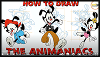 3 Step Process-Drawing Animaniacs