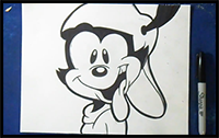 How to Draw Wakko - The Warner Brothers