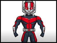 How to Draw Ant Man Step by Step