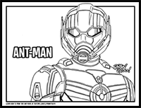 How to Draw ANT-MAN (Ant-Man and the Wasp: Quantumania) | Narrated Drawing Tutorial