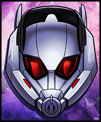 How to Draw Ant Man Easy