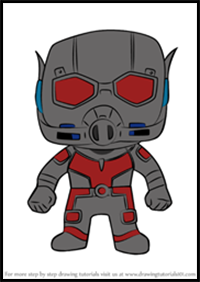 How to Draw Kawaii Ant Man