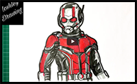 How to Draw Ant-Man Step by Step - Marvel