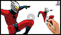 How to Draw Ant-Man Quantomania Marvel - Art Tutorial