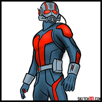 How to Draw Ant-Man from 2015 film