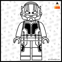 Drawing Ant-Man | Ant-Man LEGO | LEGO Marvel Super Heroes 2