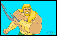How to Draw Aquaman from Justice League