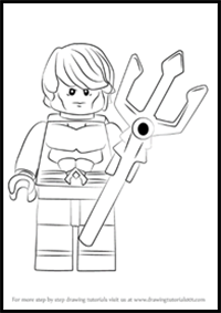 How to Draw Lego Aquaman