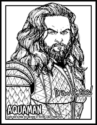 How to Draw AQUAMAN (Justice League) Drawing Tutorial