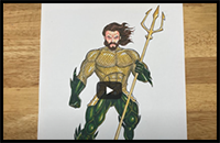How to Draw Aquaman (Full Body)