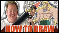 How to Draw the Aquaman from the Justice League