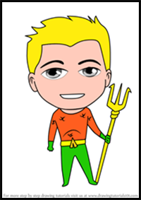 How to Draw Chibi Aquaman