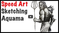How to Draw Aquaman (Speed Art)