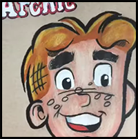 Drawing Archie (from the Archie Comic Book Series) First Step by Step Tutorial