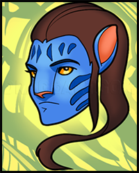 How to Draw Jake Sully Easy