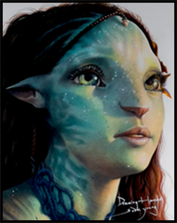 Drawing Avatar The Way of Water - Tsireya [Drawing Hands]