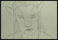 How to Draw Jake Sully | Avatar Movie