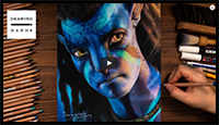 Drawing Avatar the Way of Water - Jake Sully [Drawing Hands]