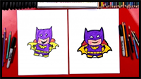 How to Draw Cartoon Batgirl