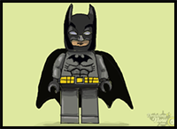 How to Draw Lego Batman