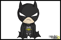 How to Draw Chibi Batman