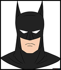 How to Draw Batman's Face