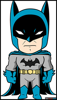 How to Draw a Chibi Batman