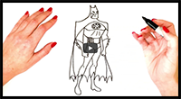 How to Draw Batman Step by Step