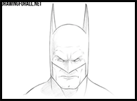 How to Draw Batman’s Face