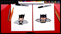How to Draw Cartoon Batman