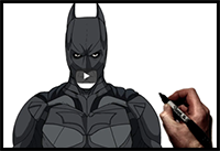 How to Draw Batman (TDK) | Step by Step | DC