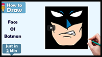 Step-by-Step Guide: How to Draw Batman’s Face | Easy Tutorial for Beginners