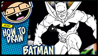 How to Draw BATMAN (Comic Version) | Narrated Easy Step-by-Step Tutorial