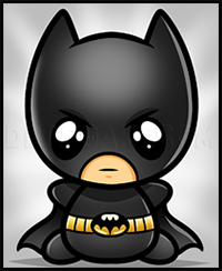 How to Draw Kawaii Batman