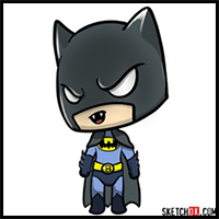 How to Draw Chibi Batman