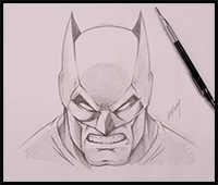 How to Draw Batman Easy | Step-by-Step Tutorial