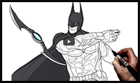 How to Draw Batman | Step by Step | Arkham Knight