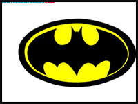 How to Draw Batman Logo