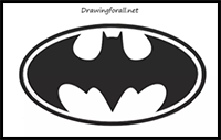 How to Draw Batman’s Logo